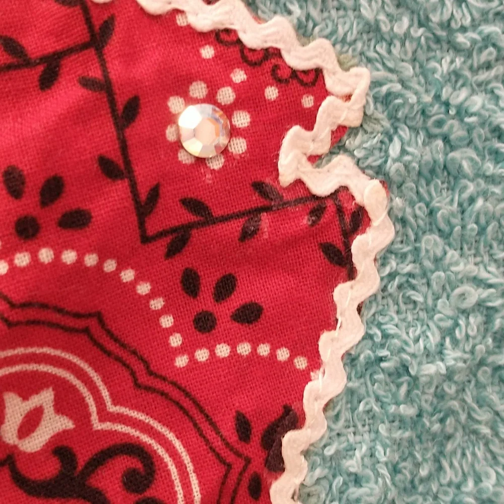 Wild 50s Beach Towel Calico Nymph On Aqua Terry Pockets 1 Zip w Tag Unused 66x36